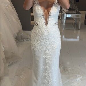 White Lace Wedding Dress Winnie Couture